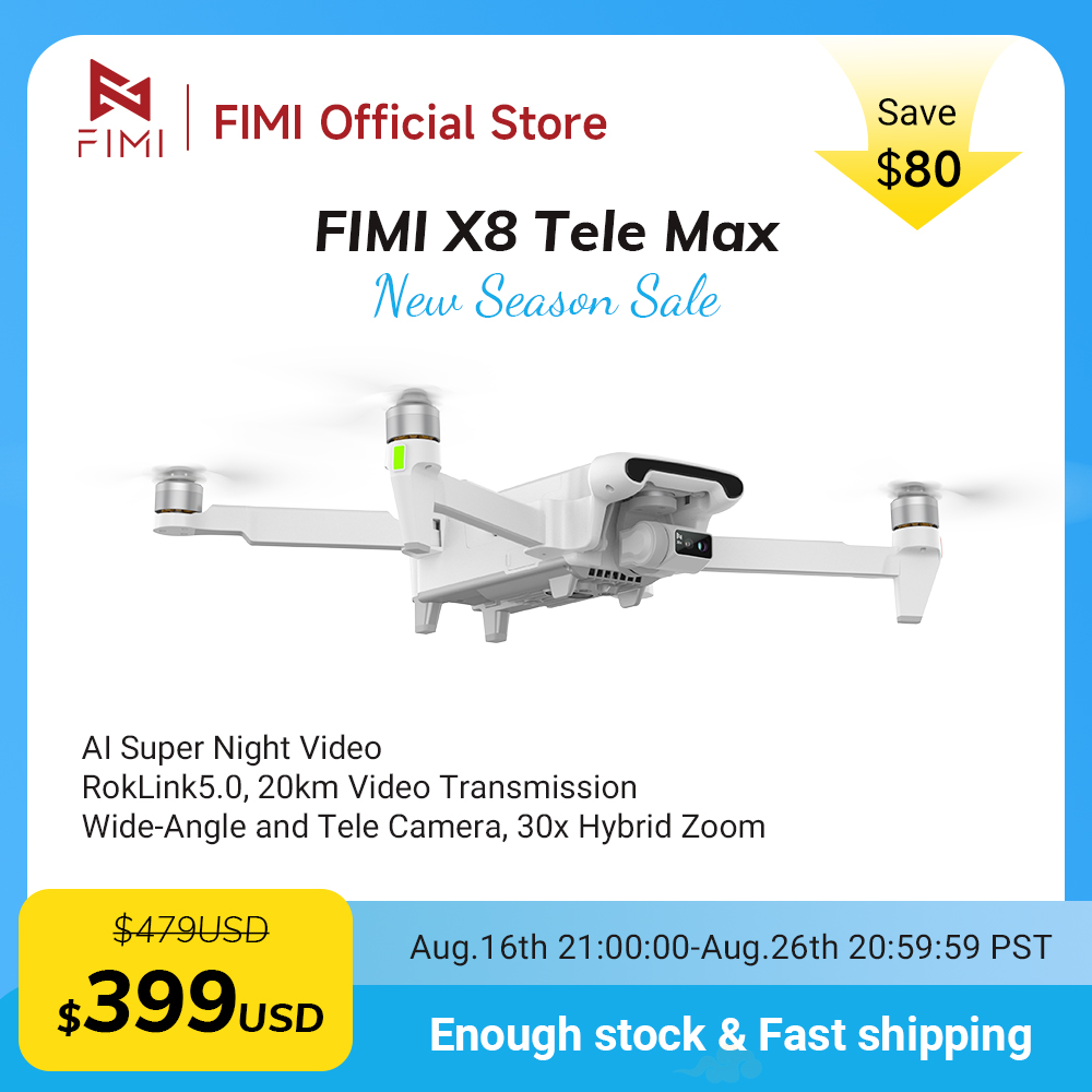 Drone Camera Wide Angle - Новый дрон FIMI X8 Tele Max