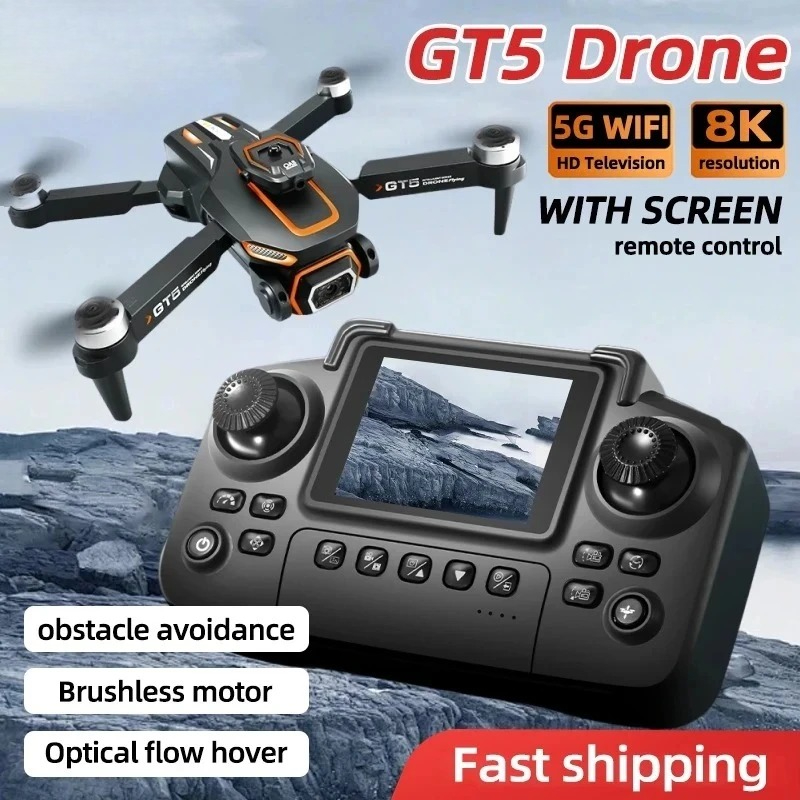 Drone Camera Wide Angle - Оригинальный мини-дрон GT5 с двумя широкоугольными