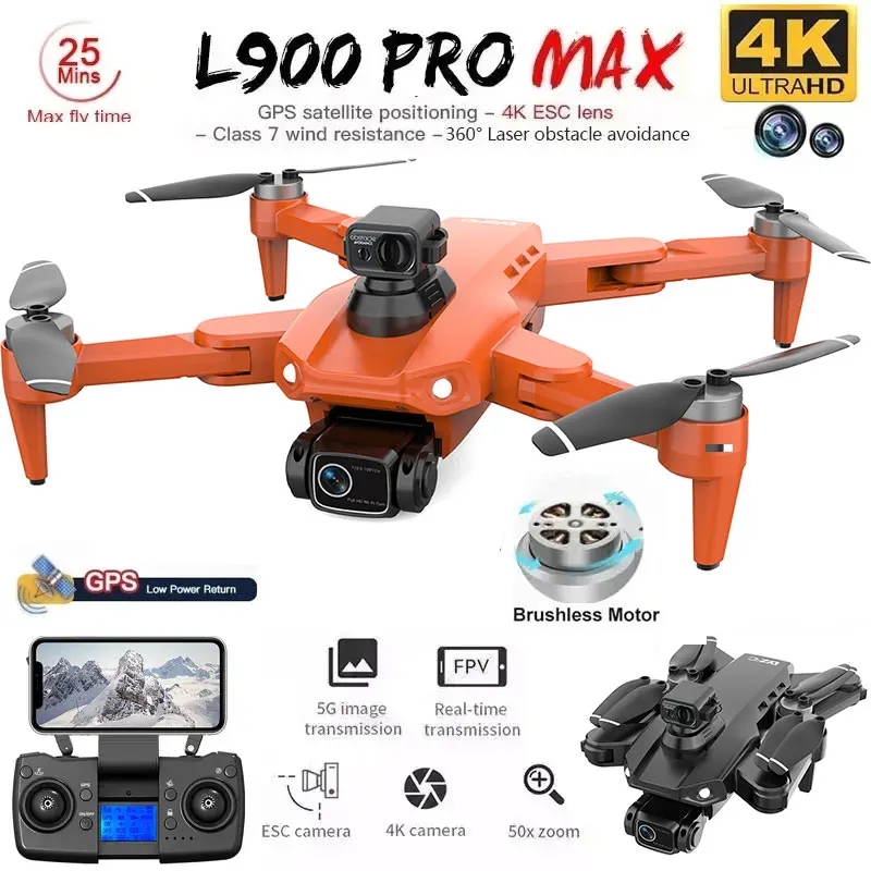 L900 Pro MAX GPS Дрон 4K Профе – обзор и цена Drone Camera Professional