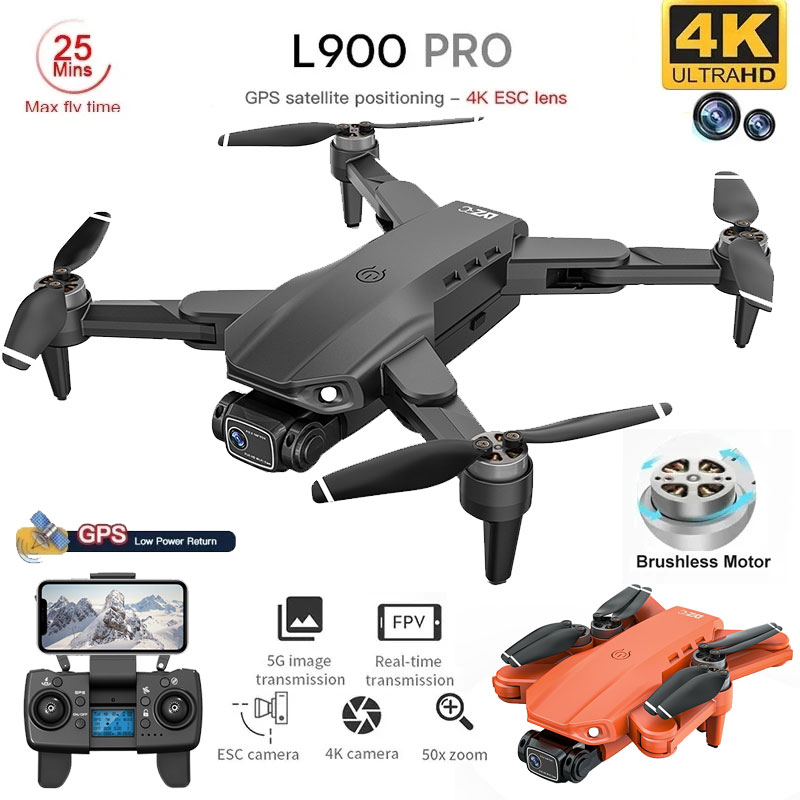 Квадрокоптер L900 Pro складной – обзор и цена Drone Camera Lens