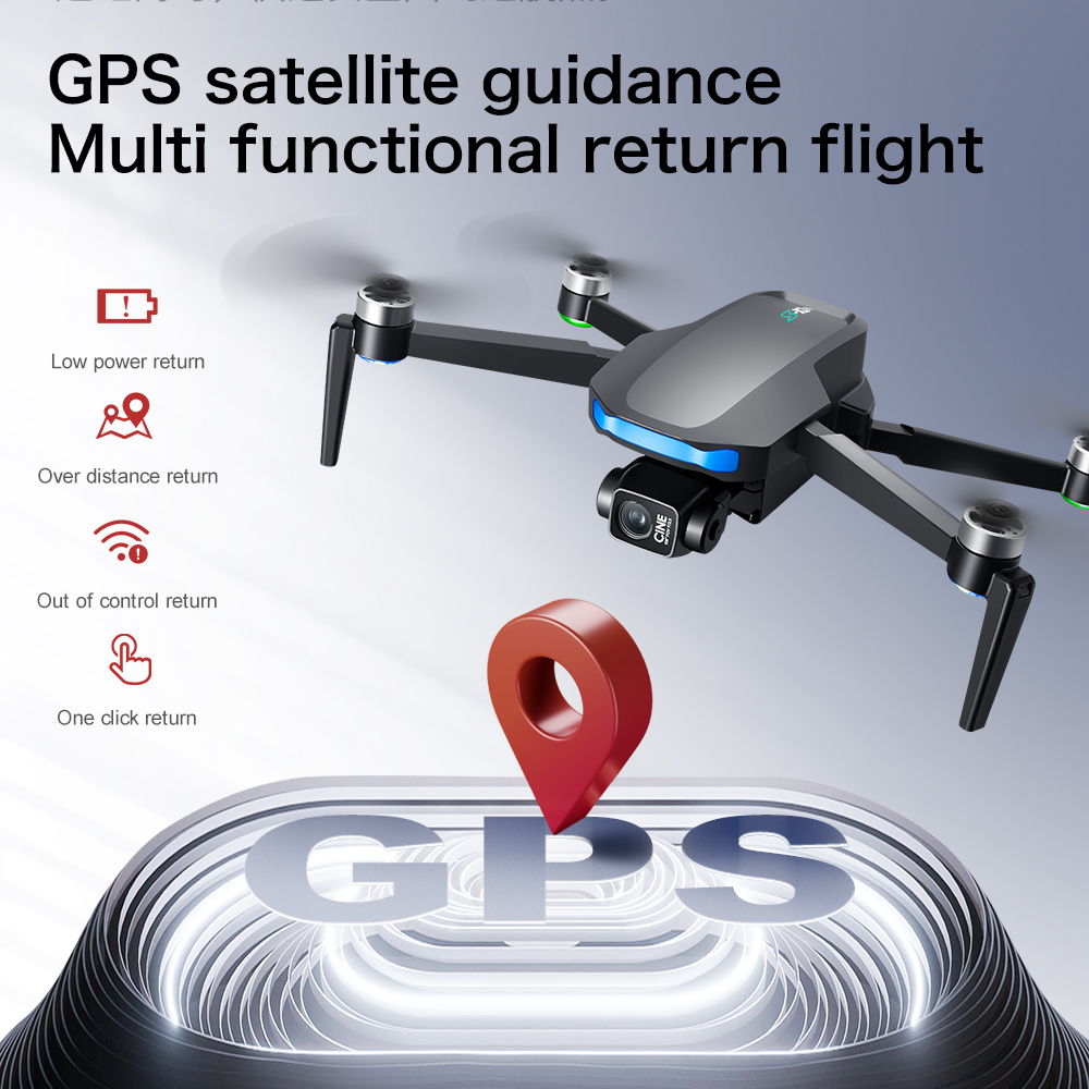Новый дрон S-X1 MAX с GPS, 8K, – обзор и цена Drone Camera Lens
